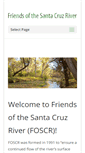 Mobile Screenshot of friendsofsantacruzriver.org